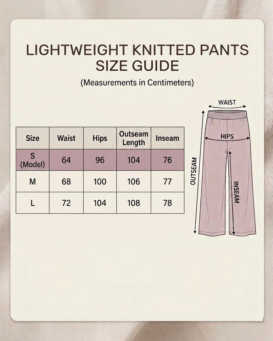 Doughy Light-Weight knitted Pants