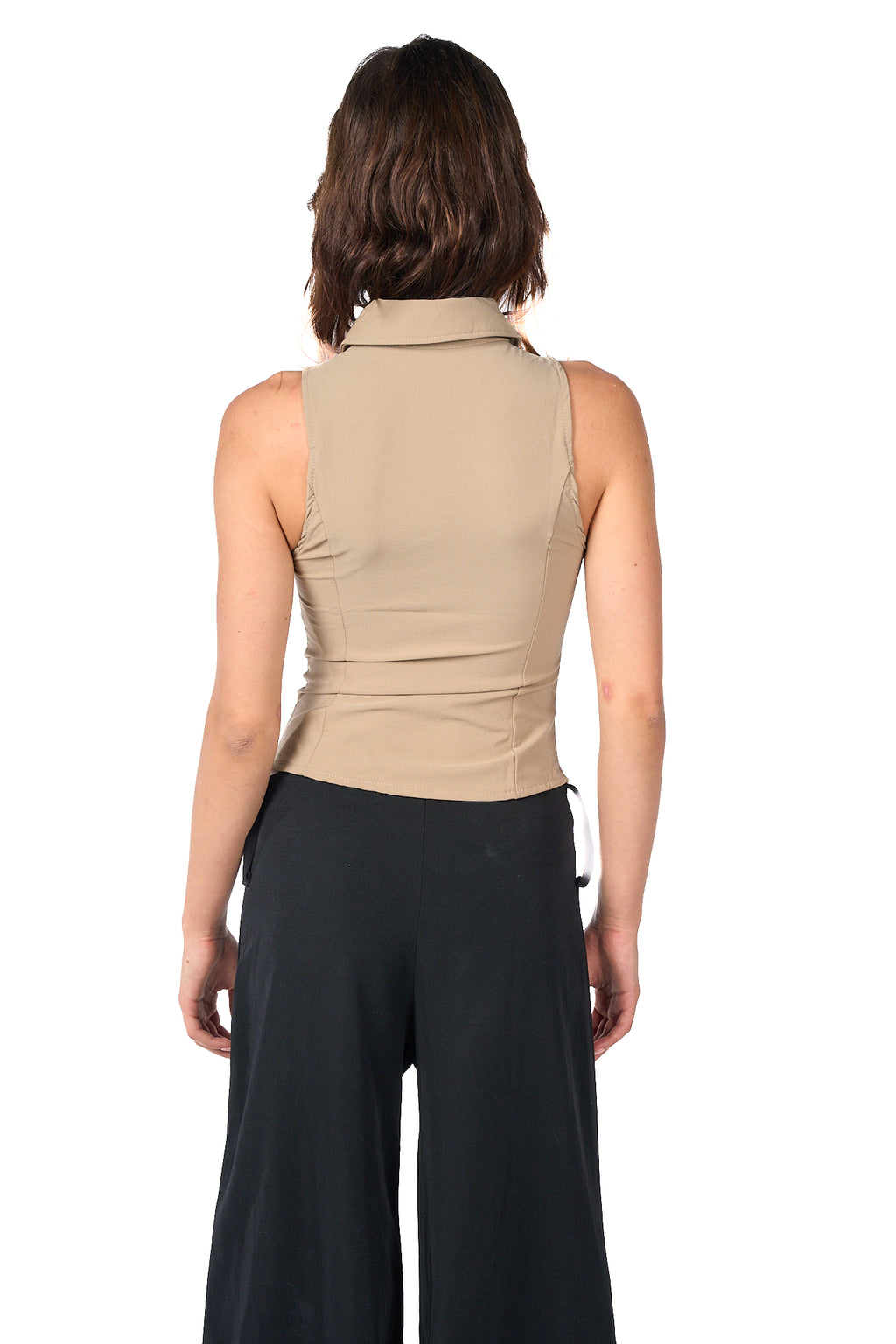 The Ruffled zipper top