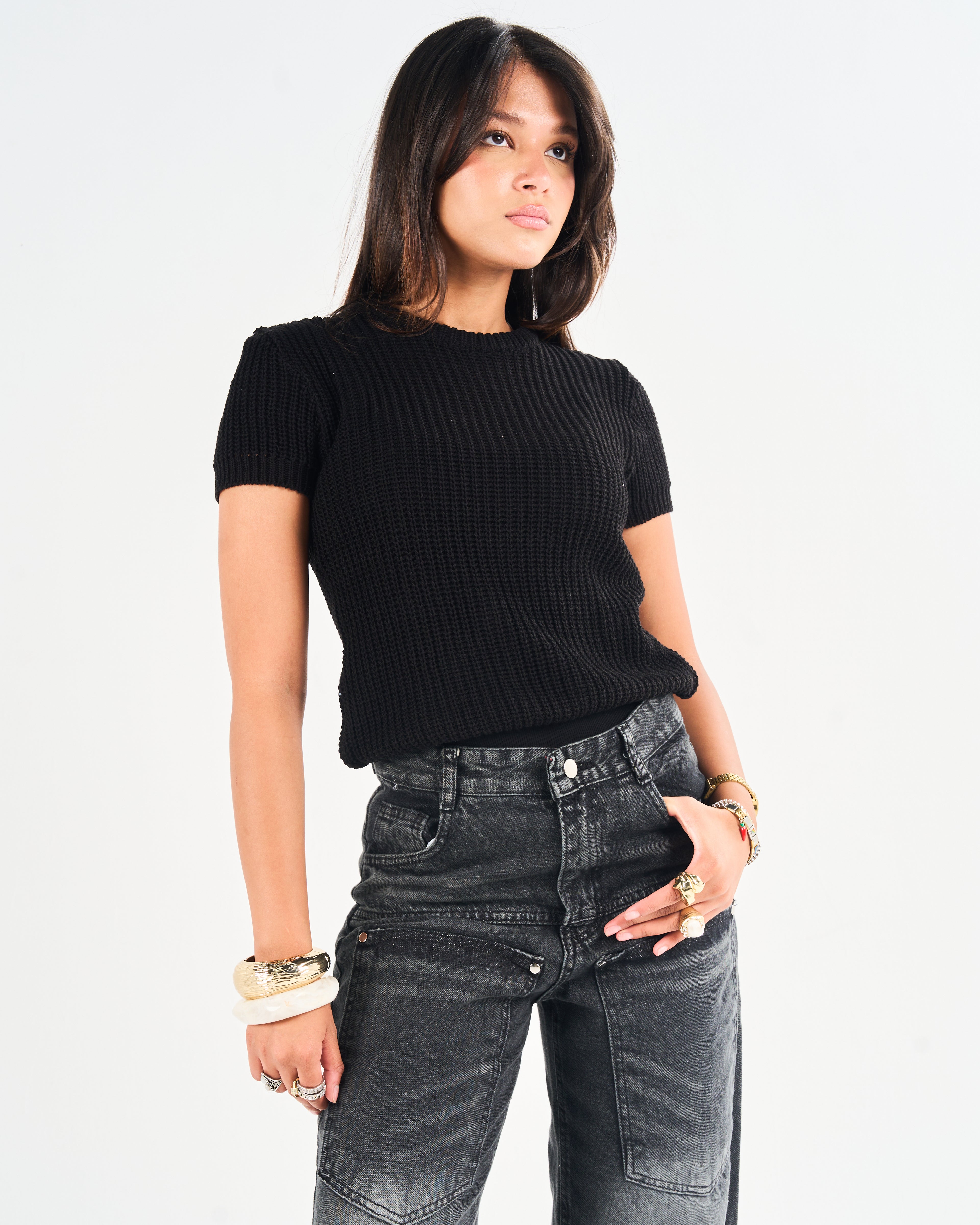 knitted baby tee