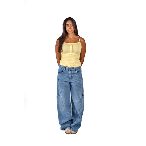 Buttoned top